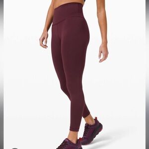 Lululemon Wunder Train High Rise Leggings 28”